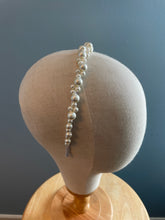 Handbeaded pearl headband