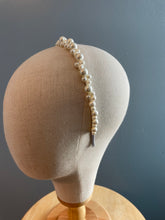 Handbeaded pearl headband